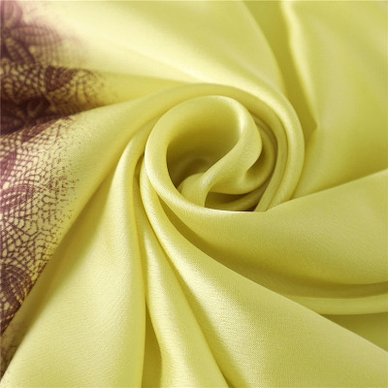 Female simple solid color gradient ramp pattern imitated silk scarf lace shawl muslim wholesale