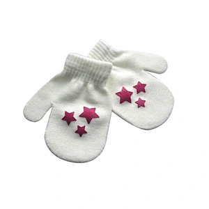 Hot Sale Acrylic Children Knitted Gloves Winter Warm Gloves Kids Full Finger Mitten