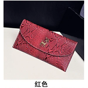 Fashion Customized PU Hinge Purse/Women Wallet