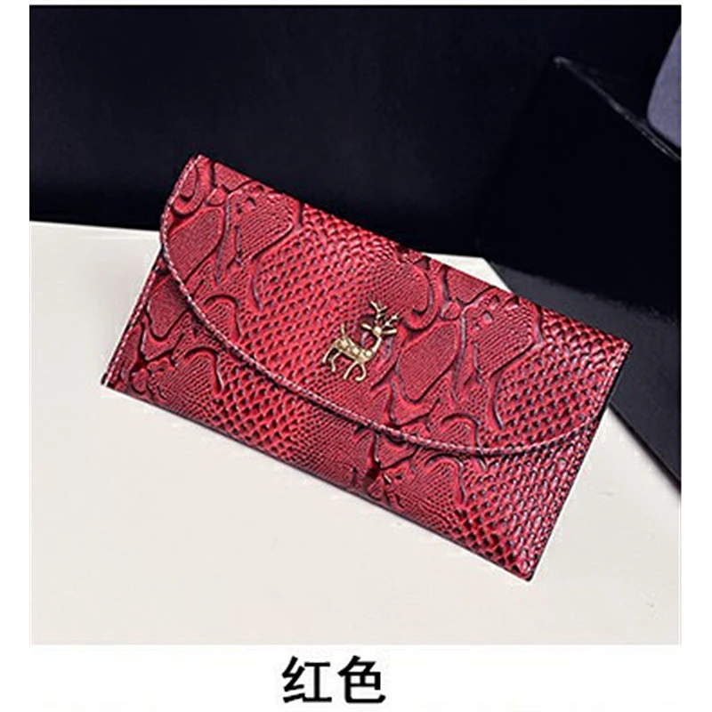 Fashion Customized PU Hinge Purse/Women Wallet