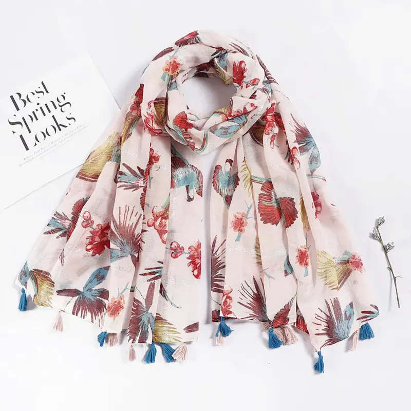 2020 Summer New Bronzing Color Beach Towel Cotton Linen Scarf 180*90Cm Women Scarf Shawl