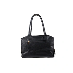 Large Capacity Black Contracted Elegant Ladies Travel Handbag