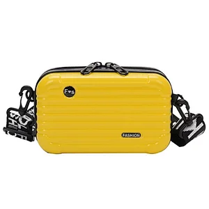 Mini Suitcase Box Package Mobile Phone Clutch Wallet Shoulder Crossbody Bags
