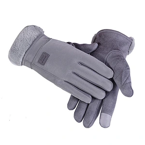 Driving Winter Touch Screen Gloves Warm Soft Leather and Windproof Gloves