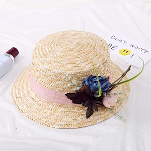 pure raffia hats Women's Wide Brim Summer Beach Sun Straw Hats