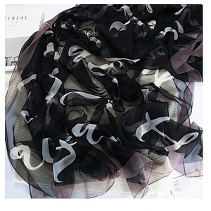 2020 printed excellent soft yarn summer female sunscreen oversized shawl yarn dyed scarves   scarf