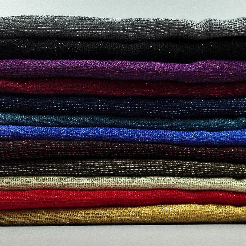Hot selling new luxury design spanish silk shawls scarves fashion muslim fancy glitter hijabs
