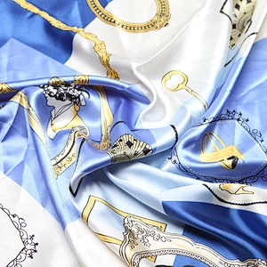 Factory wholesale simulation silk woman square gift elegant lady scarf silk scarf 90cm