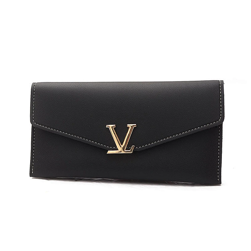 New Geometric Envelope Clutch Card Holders fashion women ladies  leather long wallet