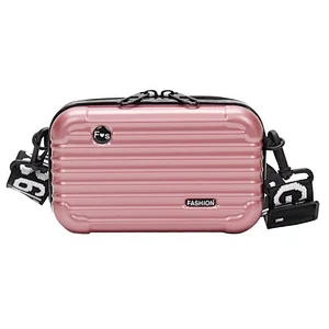Mini Suitcase Box Package Mobile Phone Clutch Wallet Shoulder Crossbody Bags