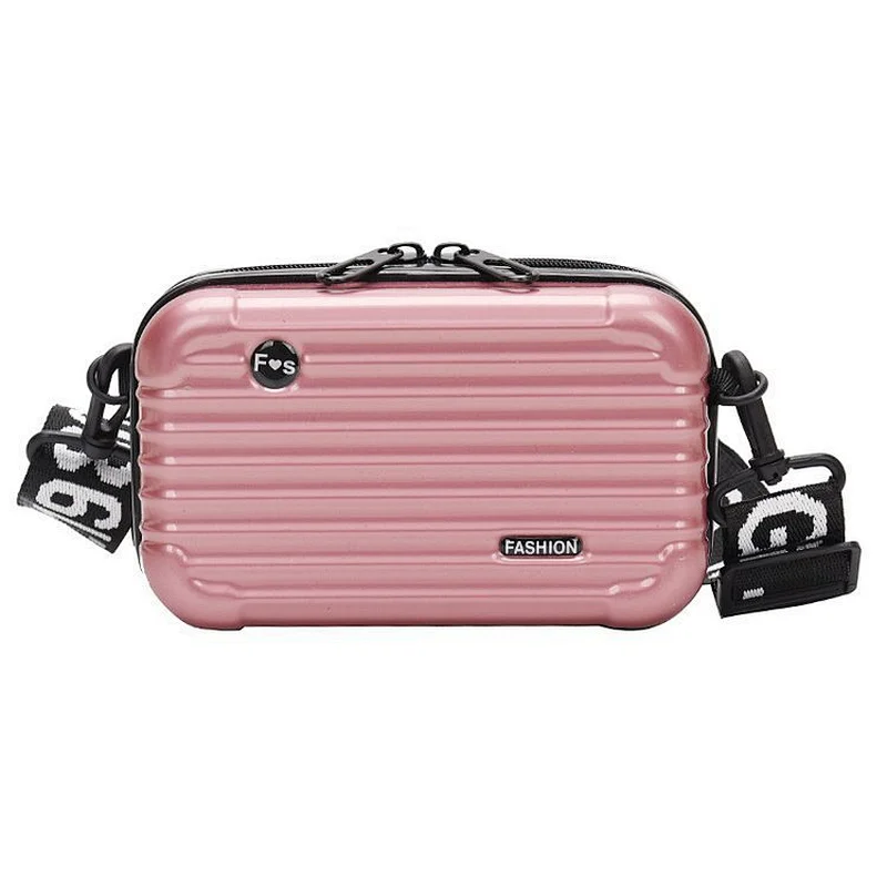 Mini Suitcase Box Package Mobile Phone Clutch Wallet Shoulder Crossbody Bags