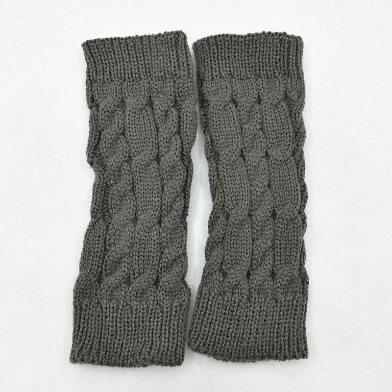 Women's Warm Gloves Knitted Thermal Half Finger Winter Glove