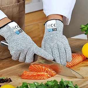 Level 5 HPPE Food Cut-proof Gloves Hand Protection Cut Resistant Safety Glove