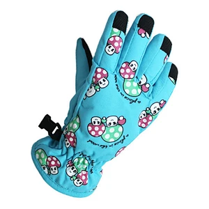 Winter Snowboard Skiing Windproof Print Warm Outdoor Sports  riding gloves motorcycle