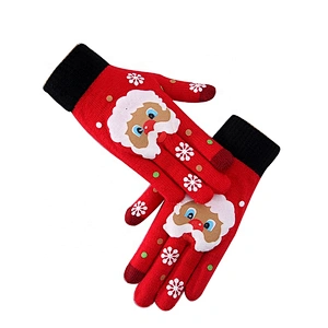 Newest Selling Unisex Christmas Custom Gloves Touch Screen Gloves Winter Outdoor Warm Gloves