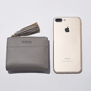 Simply Elegant Design Pure Color Women Wallet Leather For Sale