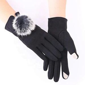 Wholesale Ladies Personalized Full Finger Warm Winter Gloves