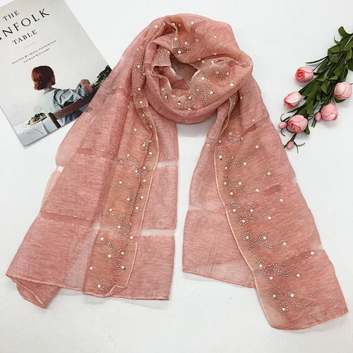 Solid color hot drilling stripe hollowed-out scarf simulation silk thin shawl multifunctional shawl scarf wholesale