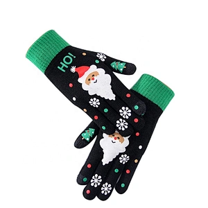 Newest Selling Unisex Christmas Custom Gloves Touch Screen Gloves Winter Outdoor Warm Gloves