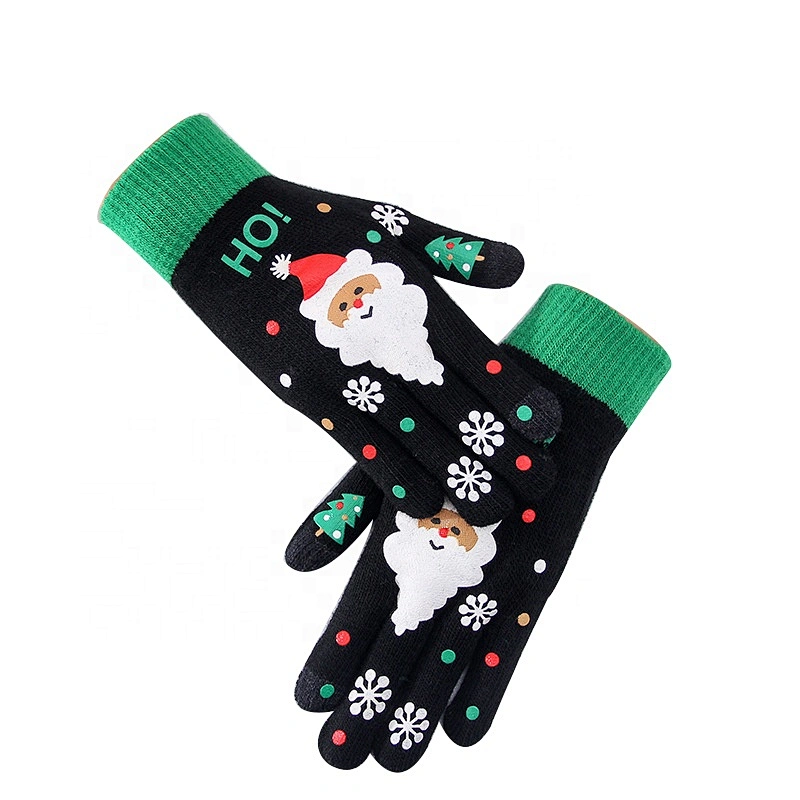 Newest Selling Unisex Christmas Custom Gloves Touch Screen Gloves Winter Outdoor Warm Gloves