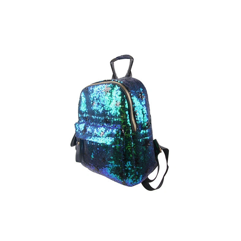 Custom Fashion Brilliant Colors Cute Girls Backpack With Glitter Sequins