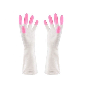 Durable Household Cleaning PVC Gloves Waterproof Kitchen Gloves
