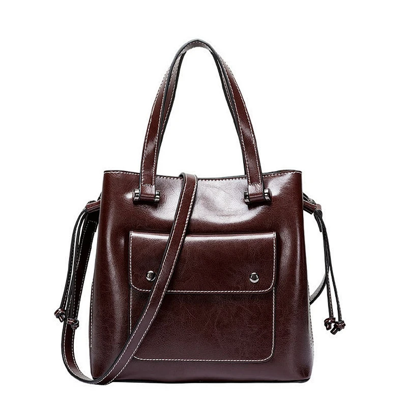 Wholesale Fashion Design Genuine Leather Bag Shoulder Handbags For Women