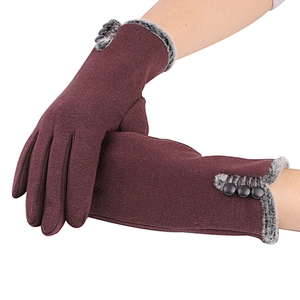 Womens Touch Screen Phone Gloves Windproof Gloves Winter Warm Wear Gloves