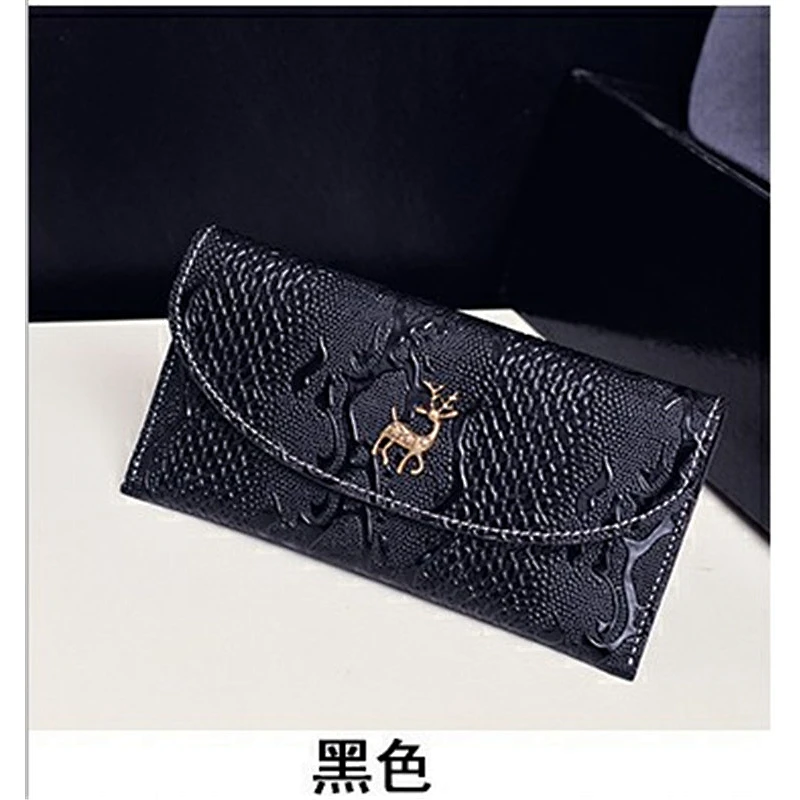 Fashion Customized PU Hinge Purse/Women Wallet