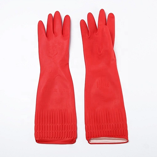Creative Home Rubber Washing Cleaning Gloves Kitchen Dish Food Grade Household Cleaning Dishwashing Gloves for washing