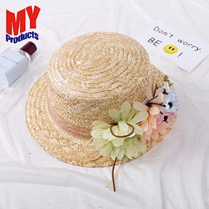 pure raffia hats Women's Wide Brim Summer Beach Sun Straw Hats