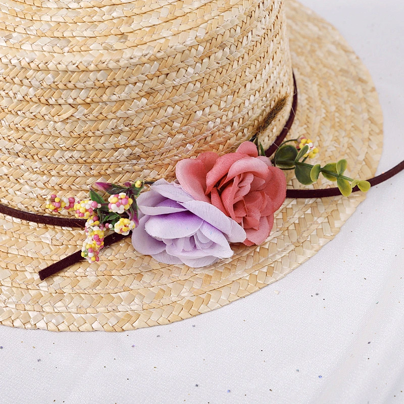 pure raffia hats Women's Wide Brim Summer Beach Sun Straw Hats