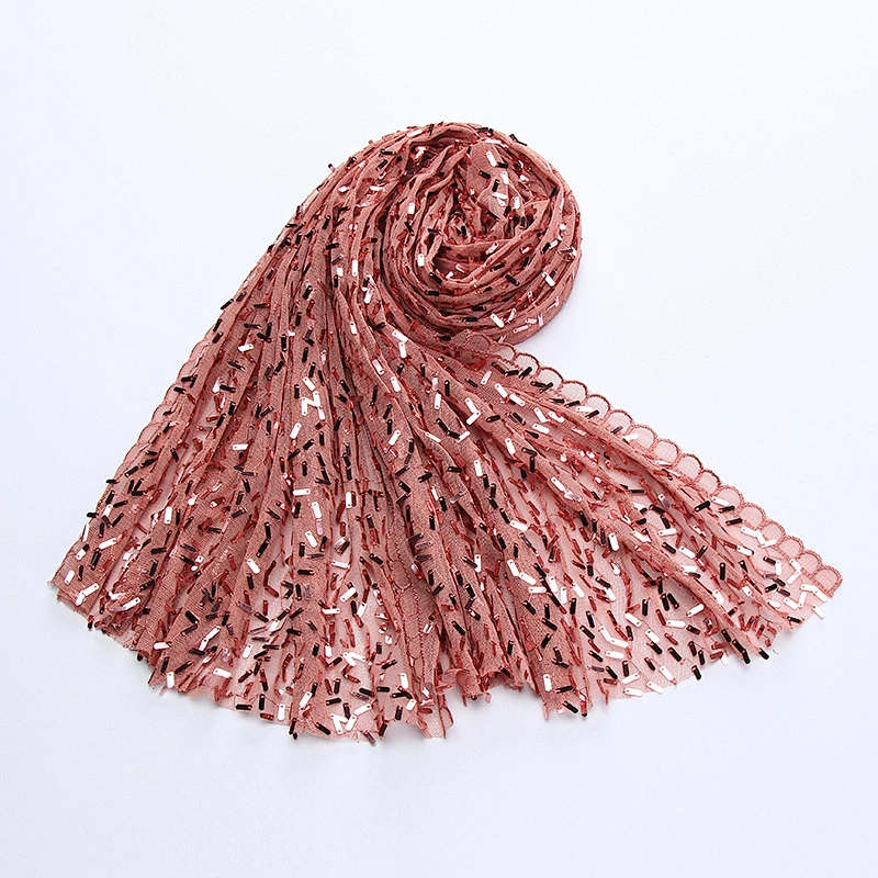 Hijab Factory High-End Muslim Womens Solid Color Soft Chiffon Dubai Instant Shawl Maxi Hijab