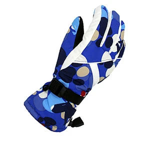 Custom Snow Winter Kids Ski Gloves Waterproof Ski Children Sport Gloves