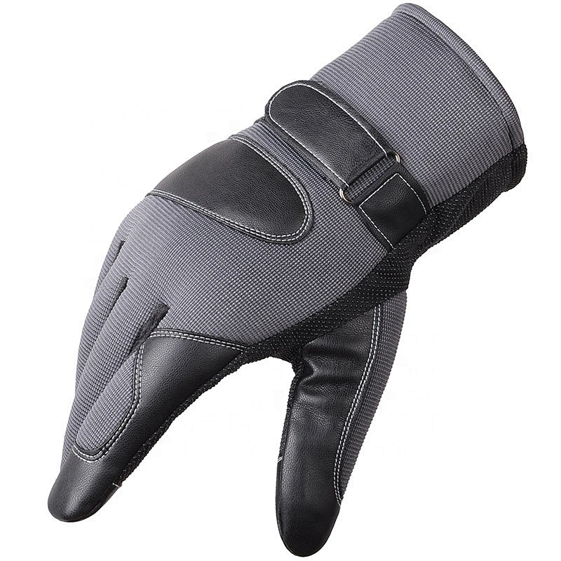 Thicken Winter Cycling Gloves Full Finger Touchscreen Gloves Motorcycle Gloves