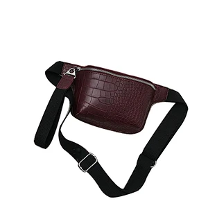 New fashion hot sell shoulder bag pu lady waist belt bag women fanny pack