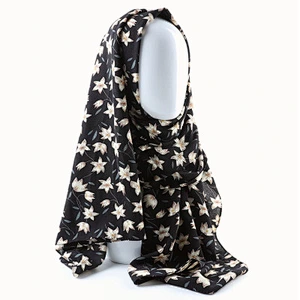 Manufacturers wholesale muslim printing chiffon shawl women chiffon printed scarf hijab