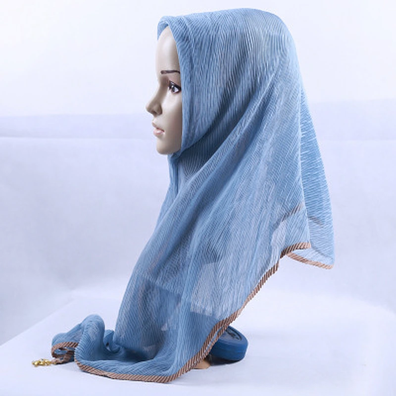 Muslim scarf wrinkle wrapping 120 * 120 square chiffon muslim  square scarf hijabs