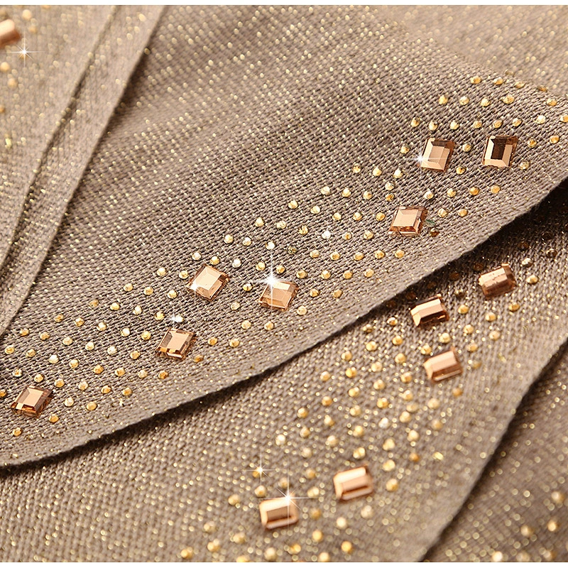 Monochrome gold wire braided point drill tassel hot  muslim turkish hijab scarf