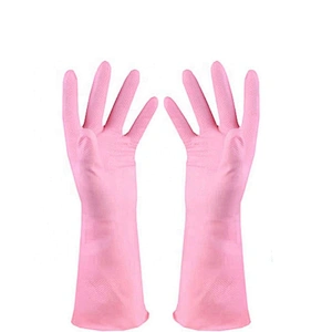 Durable Household Cleaning PVC Gloves Waterproof Kitchen Gloves