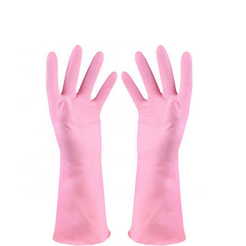 Durable Household Cleaning PVC Gloves Waterproof Kitchen Gloves
