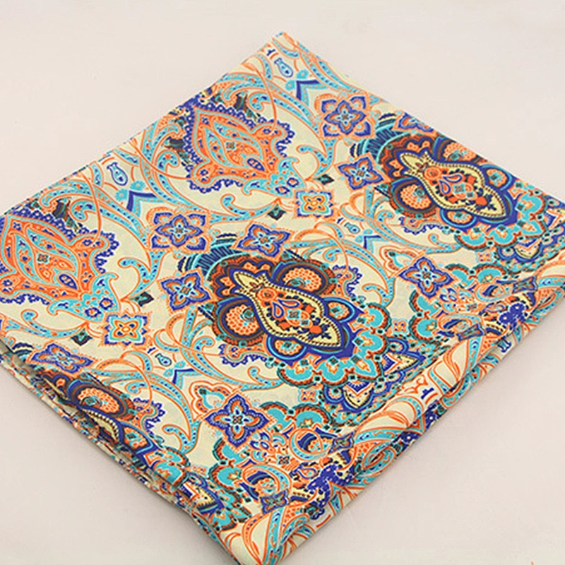 2020 new Oversized Sun protection Beach Big women large print silk scarf
