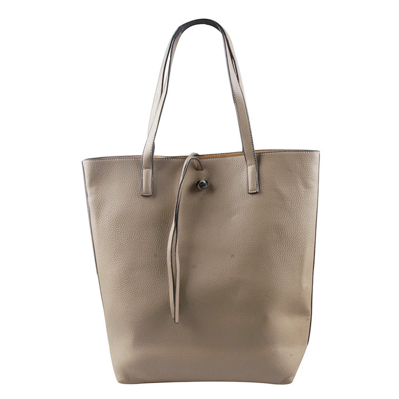 New Design High Quality PU Leather Bags Women Tote Bags 2Pcs Ladies Handbag Sets