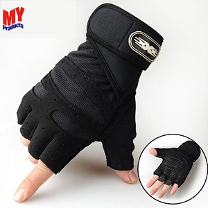 High Elastic Breathable Outdoor Sports Cycling Wear-resisting Non-slip bike riding bicycle Half Finger Gloves