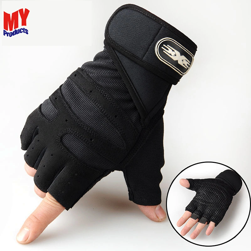 High Elastic Breathable Outdoor Sports Cycling Wear-resisting Non-slip bike riding bicycle Half Finger Gloves