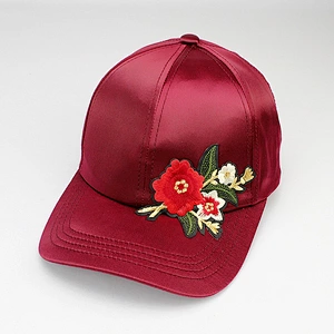 spring summer day Korean ladies outdoor travel trucker hats fashionable flower powder baseball caps
