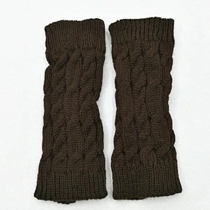 Women's Warm Gloves Knitted Thermal Half Finger Winter Glove