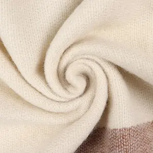 European and American high-grade faux cashmere plaid shawl light luxury fashion  cashmere long scarf women