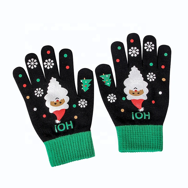Newest Selling Unisex Christmas Custom Gloves Touch Screen Gloves Winter Outdoor Warm Gloves