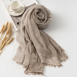 2020 New Fashion Gradient Wholesale Customized cotton modal hijab scarf